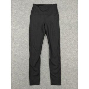 Carbon38 Leggings Womens Small Black High Rise Ankle Pocket Yoga Athletic